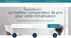 Desktop Screenshot of devis-climatisation.com